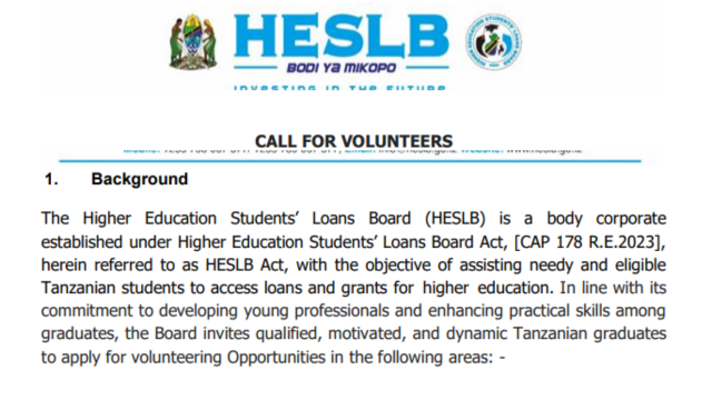 65 Vacancies Open At HESLB