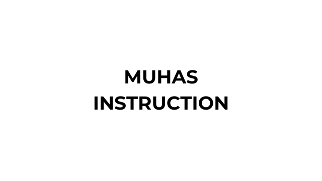 MUHAS Joining Instructions 2026 PDF