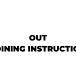OUT Joining Instructions 2026 PDF