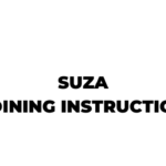 SUZA Joining Instructions 2026 PDF