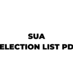 Sokoine University of Agriculture (SUA) Selected Applicants 2026/2027 PDF
