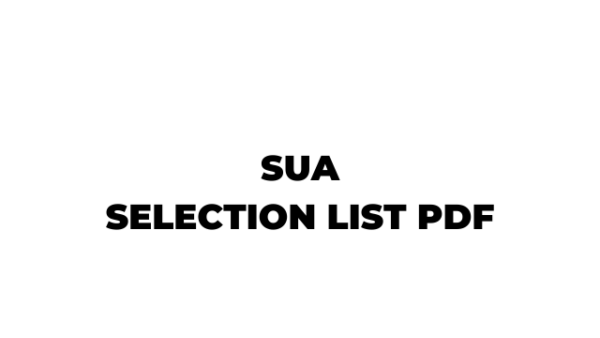 Sokoine University of Agriculture (SUA) Selected Applicants 2026/2027 PDF