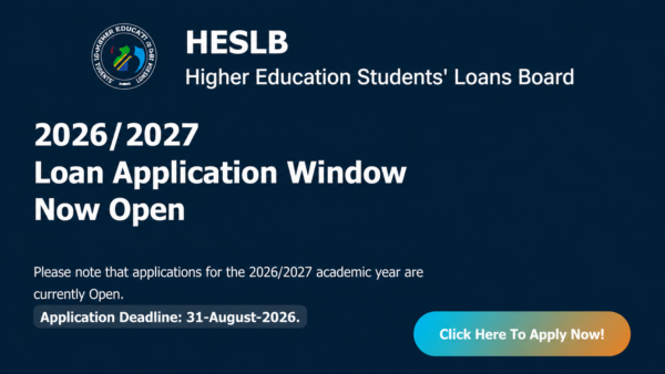 HESLB Opens Loan Application Window for 2026/2027 Academic Year