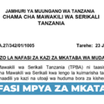 Tanzania Public Government Lawyers Association (TPBA) Vacancies 2026