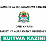 UTUMISHI Call for Work PDF 2026
