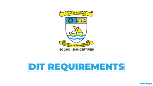 DIT Admission Requirements 2026/2027