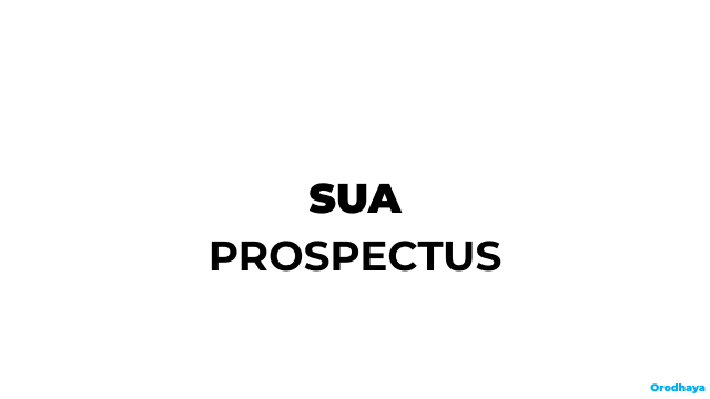 SUA Prospectus 2026-2027 PDF