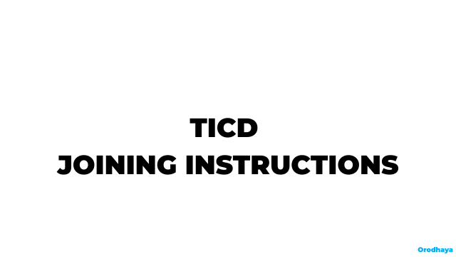 TICD Joining Instructions 2026-2027 PDF