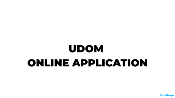 UDOM Online Application System (OAS) 2026/2027