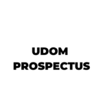 UDOM Prospectus 2026-2027
